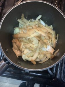 potato peel soup